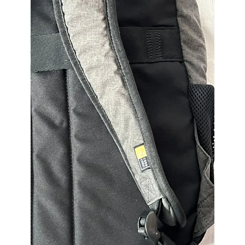 Case Logic Gray Padded Computer Backpack - Picture 5 of 5